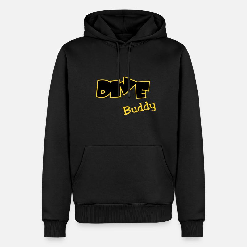 Tauchen Dive Buddy - Männer Premium Bio Hoodie - Schwarz