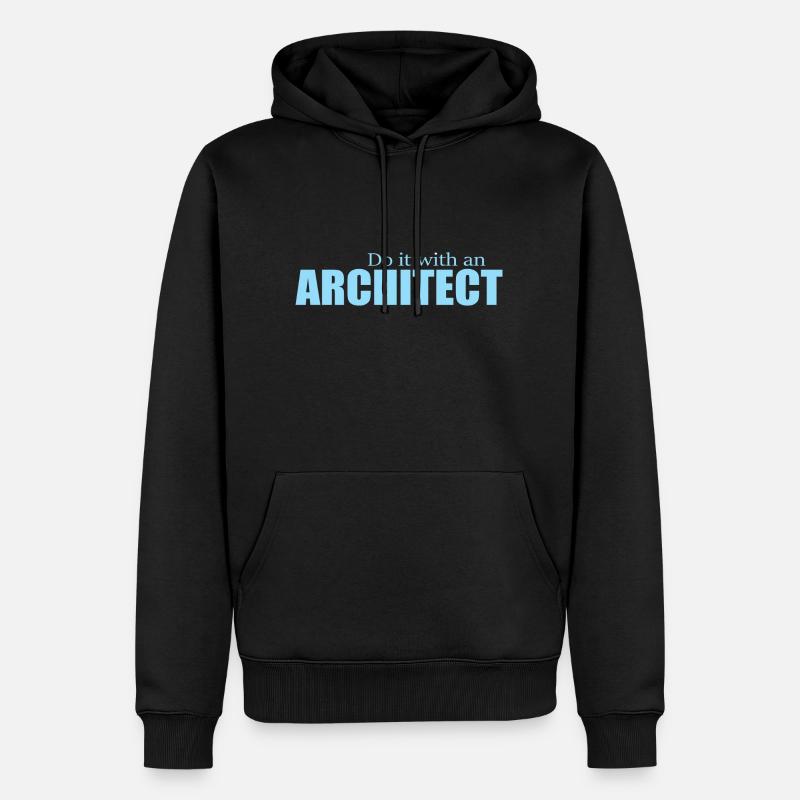 ARCHITECTE - Sweat à capuche Premium bio Homme - noir