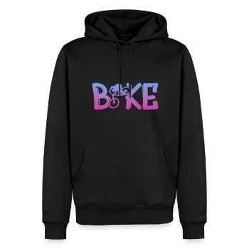 Biken Fahrrad Bmx - Männer Premium Bio Hoodie - Schwarz - Vorne - Nico (187cm)