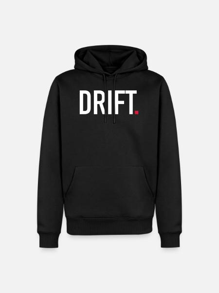 Drift. - Männer Premium Bio Hoodie - Schwarz