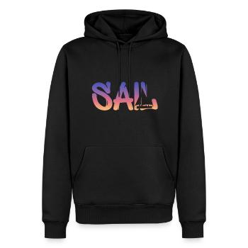 segeln - Männer Premium Bio Hoodie - Schwarz - Vorne - Nico (187cm)
