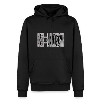 Ju Jitsu Ju-Jutsu Jiu-Jitsu - Männer Premium Bio Hoodie - Schwarz - Vorne - Nico (187cm)
