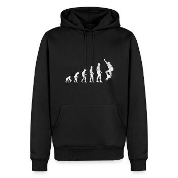 Evolution Skateboarder Skateboard Skater Skate - Sweat à capuche Premium bio Homme - noir - Devant - Nico (187cm)