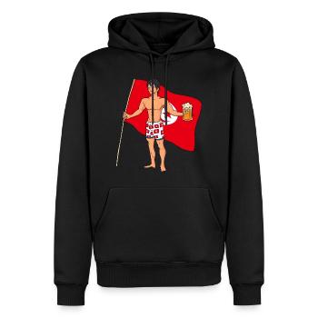 Tunisian Hot Boy - Men’s Premium Organic Hoodie - black - Front - Nico (187cm)