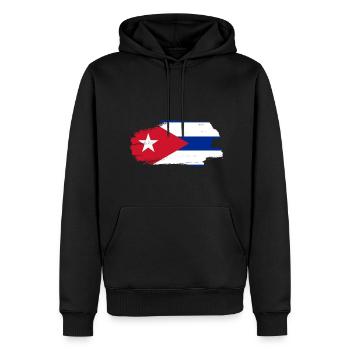 Kuba Flagge Karibik Urlaub Cuba Reise Havanna - Männer Premium Bio Hoodie - Schwarz - Vorne - Nico (187cm)