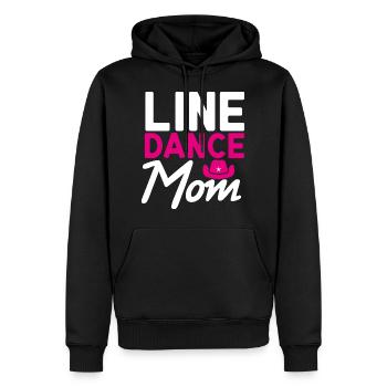 Line Dance Mom Linedance Mommy Geschenk - Männer Premium Bio Hoodie - Schwarz - Vorne - Nico (187cm)