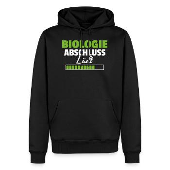Biologie Student Biologiestudent Biologe Geschenk - Männer Premium Bio Hoodie - Schwarz - Vorne - Nico (187cm)