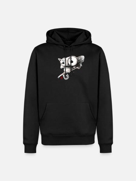 Sketchy Tarsier - Men’s Premium Organic Hoodie - black