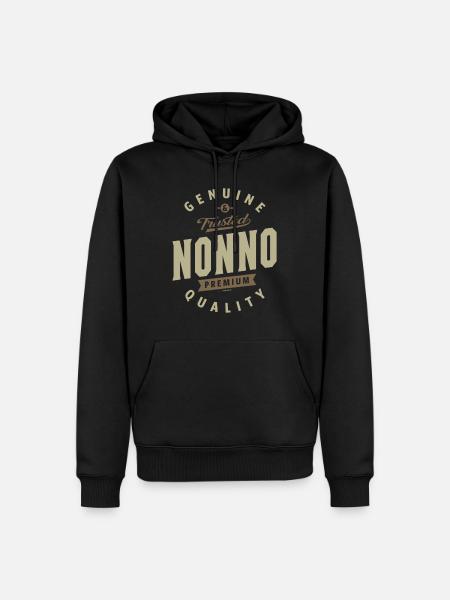 Nonno Genuine - Men’s Premium Organic Hoodie - black