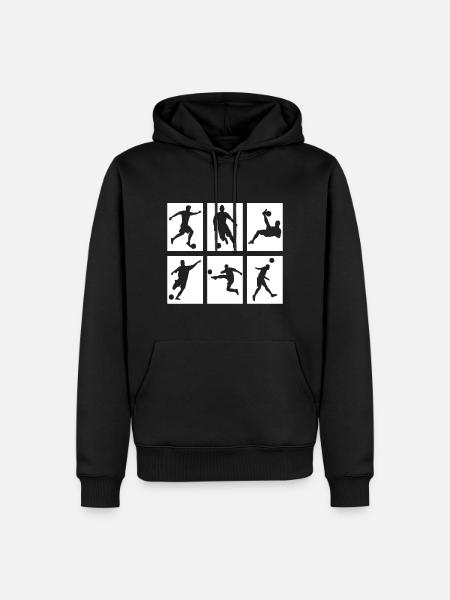 SOCCER - Men’s Premium Organic Hoodie - black