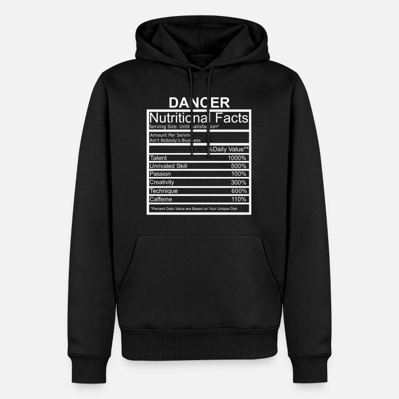 Dancer Apparel Dancing Lover Gift - Männer Premium Bio Hoodie - Schwarz