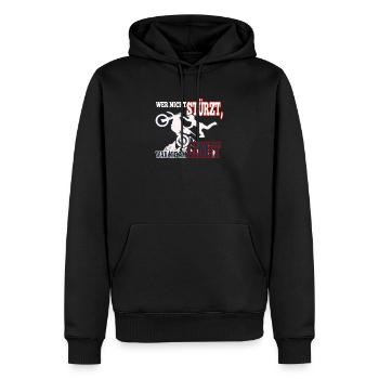 Motocross am Limit - Männer Premium Bio Hoodie - Schwarz - Vorne - Nico (187cm)