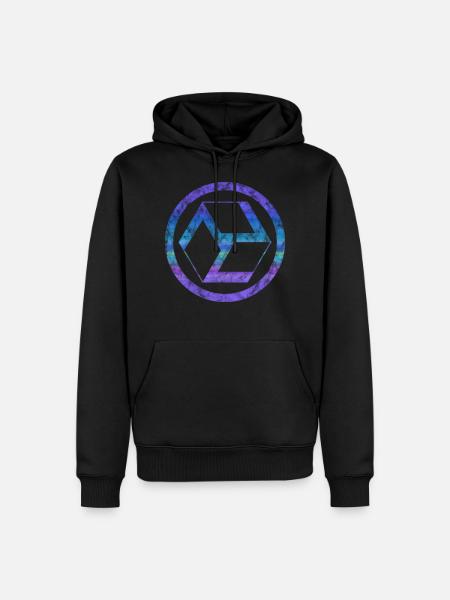 Antahkarana, sanación, meditación, Reiki Tibet Yoga - Sudadera con capucha prémium ecológica para hombre - negro