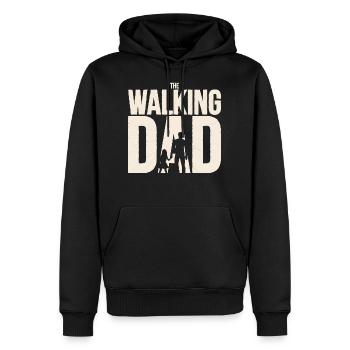 T - T-Shirt serie/TV - geek - walking Dad tshirt - Männer Premium Bio Hoodie - Schwarz - Vorne - Nico (187cm)