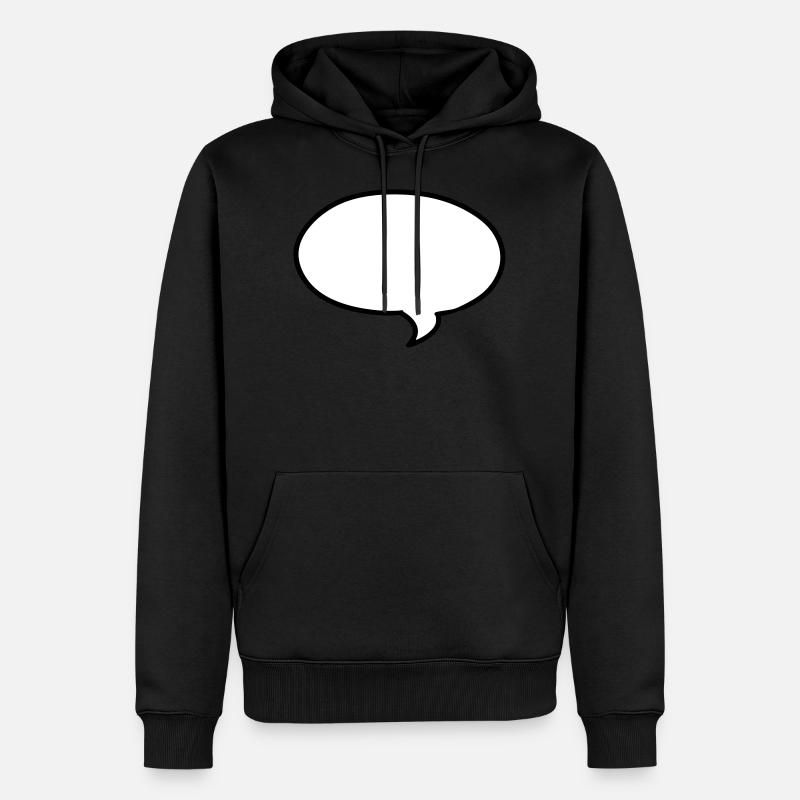 Bulles Speech bubble bulle - Sweat à capuche Premium bio Homme - noir