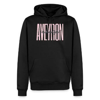 Aveyron is beautiful - Männer Premium Bio Hoodie - Schwarz - Vorne - Nico (187cm)