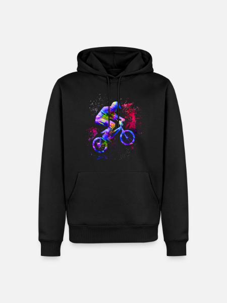 Colorful BMX / Colored BMX / BMX Bike - Men’s Premium Organic Hoodie - black