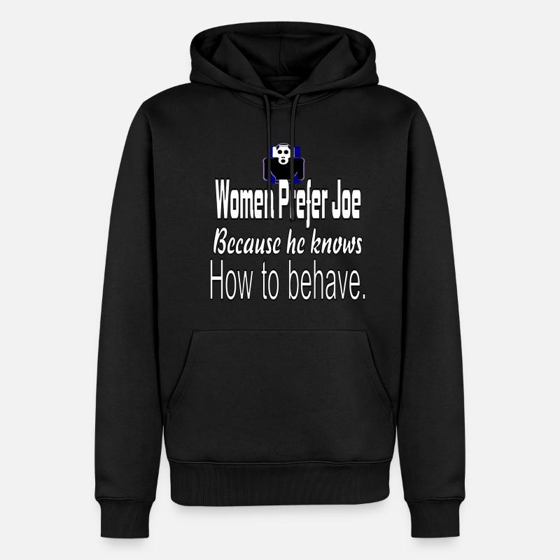 Die Wahl - Männer Premium Bio Hoodie - Schwarz