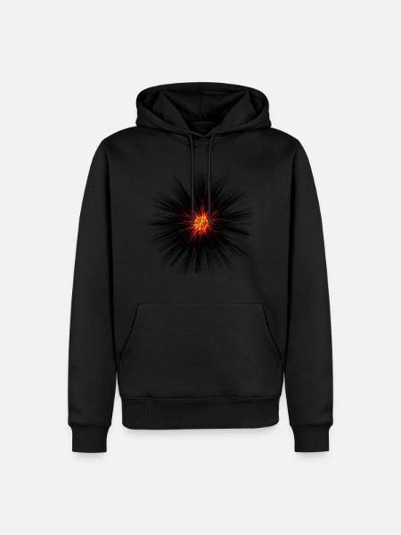 Dark Explosion - Men’s Premium Organic Hoodie - black