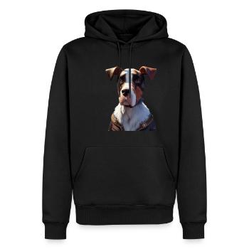 Appenzeller Sennenhund Hund - Sweat à capuche Premium bio Homme - noir - Devant - Nico (187cm)