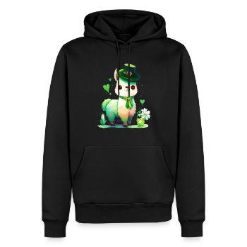 St Paddys St Patricksday St Patrick Day - Männer Premium Bio Hoodie - Schwarz - Vorne - Nico (187cm)
