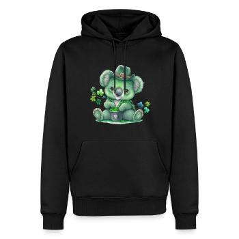 St Paddys St Patricksday St Patrick Day - Männer Premium Bio Hoodie - Schwarz - Vorne - Nico (187cm)