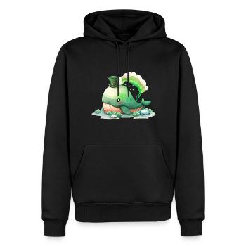 St Paddys St Patricksday St Patrick Day - Männer Premium Bio Hoodie - Schwarz - Vorne - Nico (187cm)