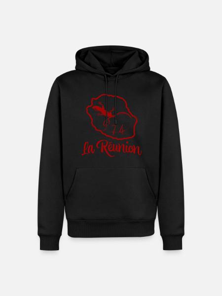 974 Reunion Island - Men’s Premium Organic Hoodie - black