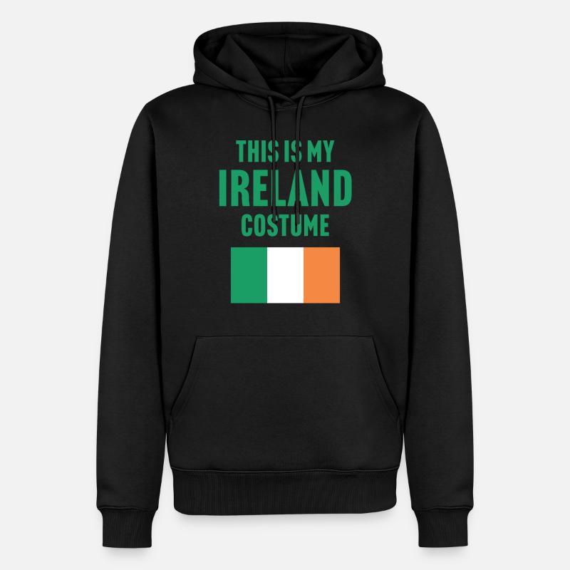 C’est mon costume d’Irlande - Sweat à capuche Premium bio Homme - noir