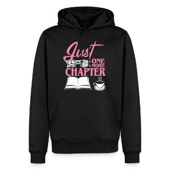 Book Just One More Chapter - Men’s Premium Organic Hoodie - black - Front - Nico (187cm)