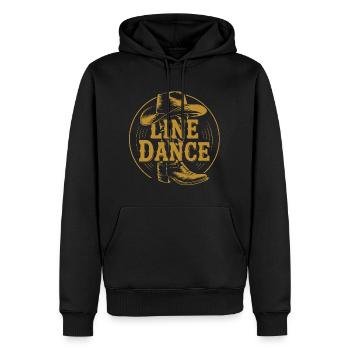 Line Dance Group Training My Dance Sport - Men’s Premium Organic Hoodie - black - Front - Nico (187cm)