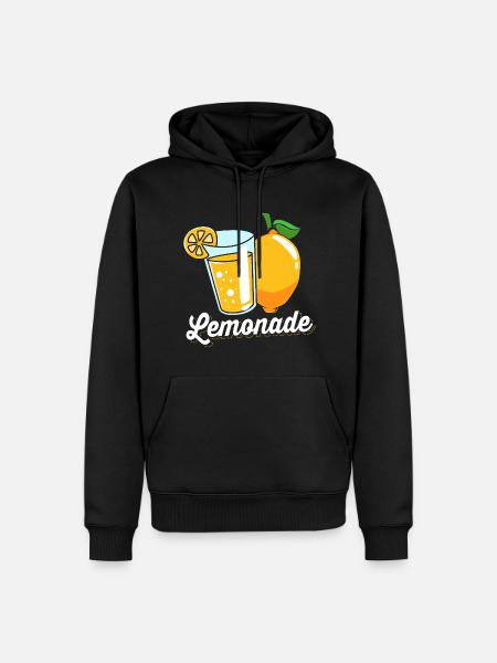 Lemonade, lemonade stand, lemonade - Men’s Premium Organic Hoodie - black