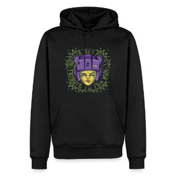 Third eye vision - Tribute to ten hun - Sweat à capuche Premium bio Homme - noir - Devant - Nico (187cm)