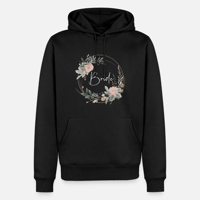Bride - Männer Premium Bio Hoodie - Schwarz
