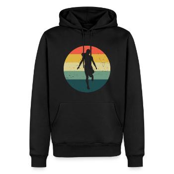 Shuffle Shuffle Boy Melbourne Shuffle Shuffledance - Sweat à capuche Premium bio Homme - noir - Devant - Nico (187cm)