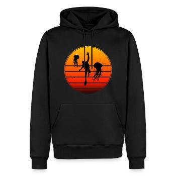 Divers Women Scuba Diver Diver Scuba Divers Divers - Men’s Premium Organic Hoodie - black - Front - Nico (187cm)