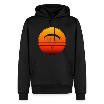 Men's Paragliding Paragliding Paragliding Paraglider - Men’s Premium Organic Hoodie - black - Front - Nico (187cm)
