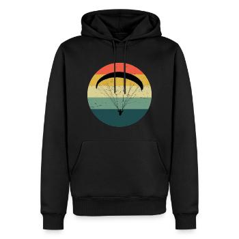 Men's Paragliding Paragliding Paragliding - Men’s Premium Organic Hoodie - black - Front - Nico (187cm)