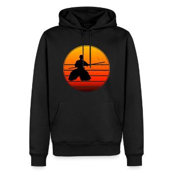 Herren Kampfsport Aikidoka Damen Aikido Martial Ar - Männer Premium Bio Hoodie - Schwarz - Vorne - Nico (187cm)