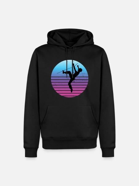 Climbing Damen Klettern Climber Boulder - Männer Premium Bio Hoodie - Schwarz