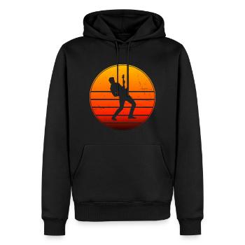 classical guitar E-gitarre Gitarrenspieler - Männer Premium Bio Hoodie - Schwarz - Vorne - Nico (187cm)