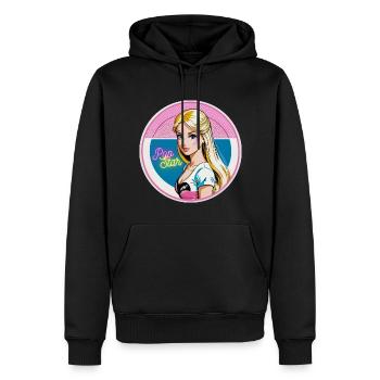 Popstar Puppe - Männer Premium Bio Hoodie - Schwarz - Vorne - Nico (187cm)