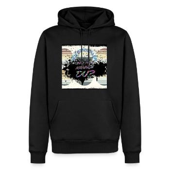 Ich bin Maler - und was kannst du? - Männer Premium Bio Hoodie - Schwarz - Vorne - Nico (187cm)