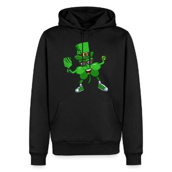 Pickleball Shamrock St Patricks Day für Kinder - Männer Premium Bio Hoodie - Schwarz - Vorne - Nico (187cm)