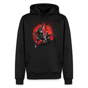 Assassin's Creed Shadows Naoe Und Yasuke - Männer Premium Bio Hoodie - Schwarz - Vorne - Nico (187cm)
