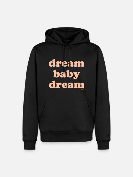 dream baby dream - Men’s Premium Organic Hoodie - black