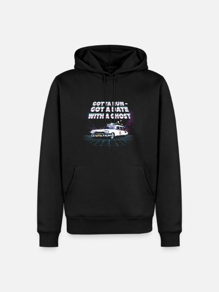 Ghostbusters Date Mit Einem Geist - Männer Premium Bio Hoodie - Schwarz