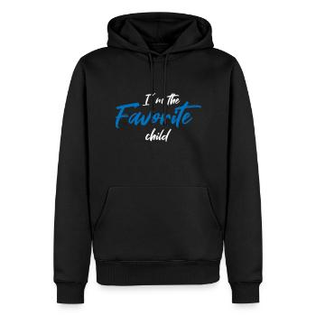 I'm the favorite child - Men’s Premium Organic Hoodie - black - Front - Nico (187cm)