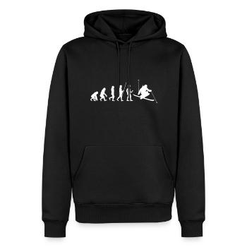 Skis Ski Ski jumper Cross-country skiing Evolution - Men’s Premium Organic Hoodie - black - Front - Nico (187cm)