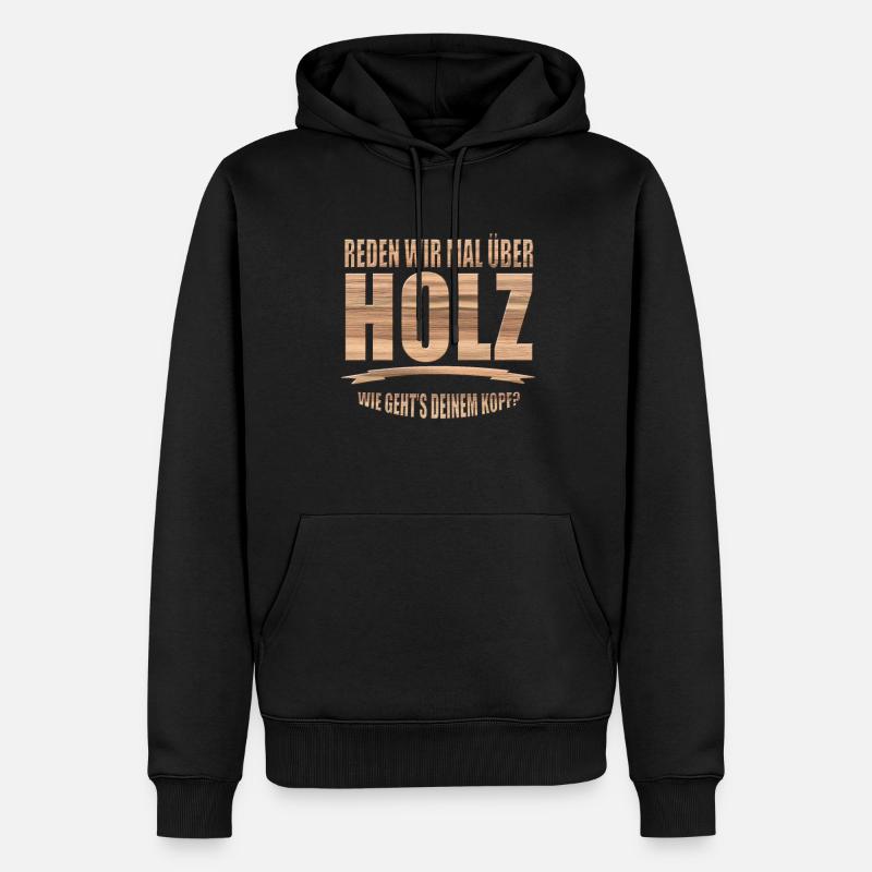 Schreiner - Männer Premium Bio Hoodie - Schwarz